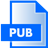 PUB File Extension Icon 48x48 png